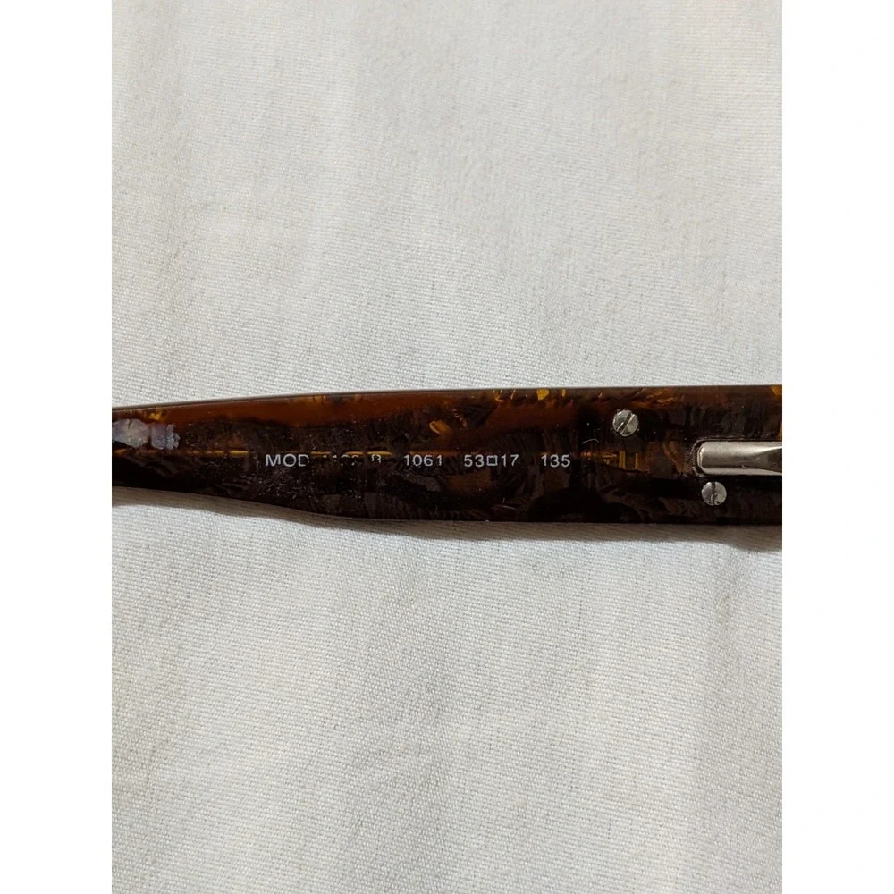 Versace MOD.1122-B 1061 Eyeglasses Brown Rectangular Full Rim Frames 51-17-135